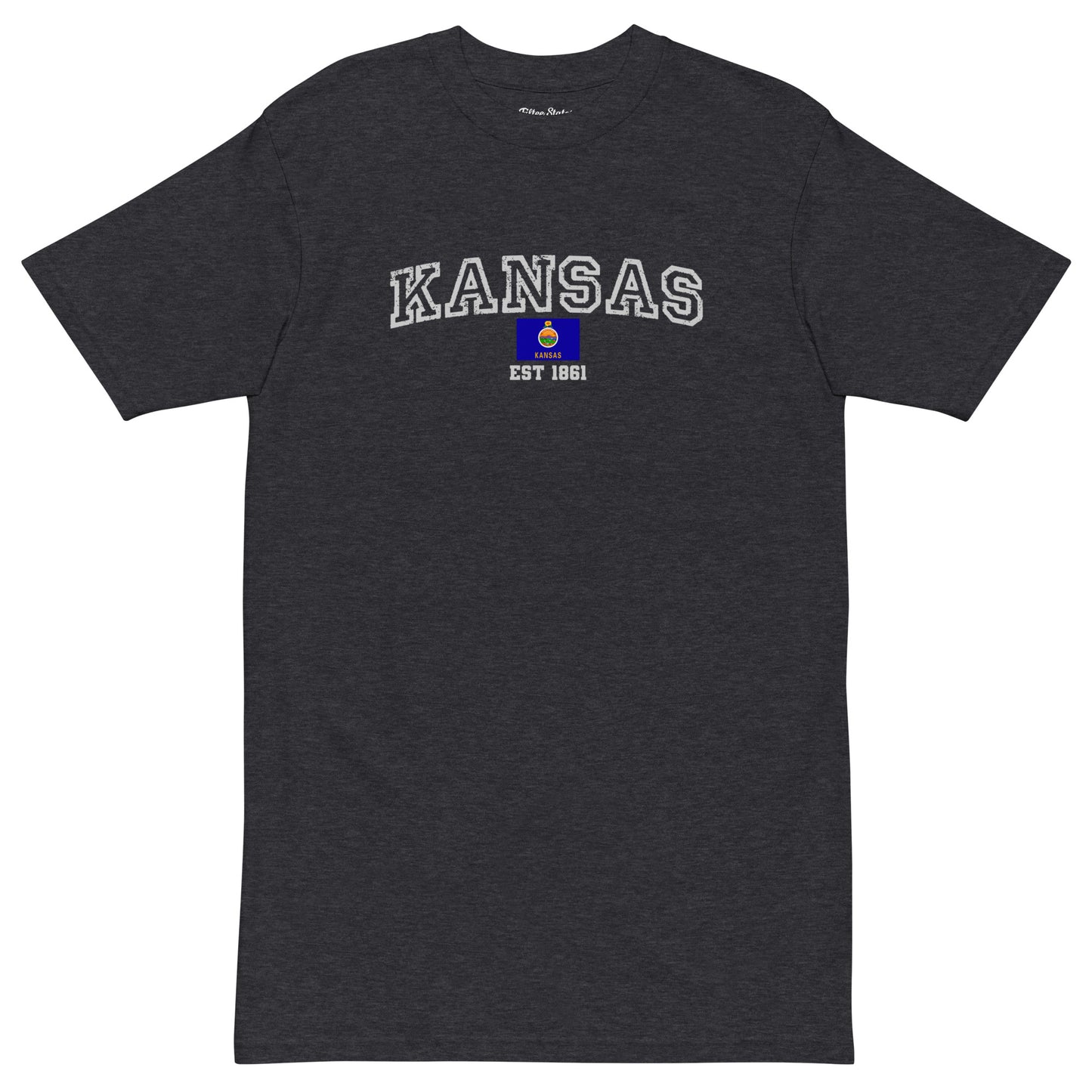 Premium heavyweight - Kansas Varsity State Flag