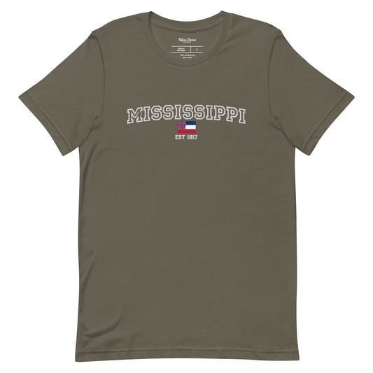 Lightweight Cotton - Mississippi Varsity State Flag