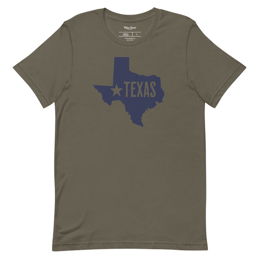 Lightweight Cotton - Texas State Map